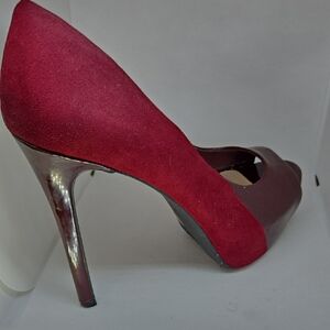 Jessica Simpson Burgundy Heels